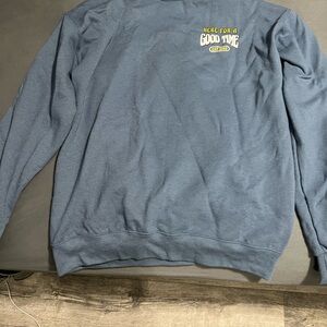 Blue Graphic Men's Sweater